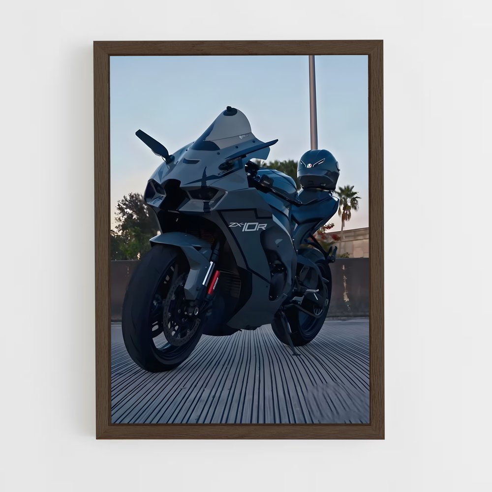 Poster Moto Futuriste (vue 5)